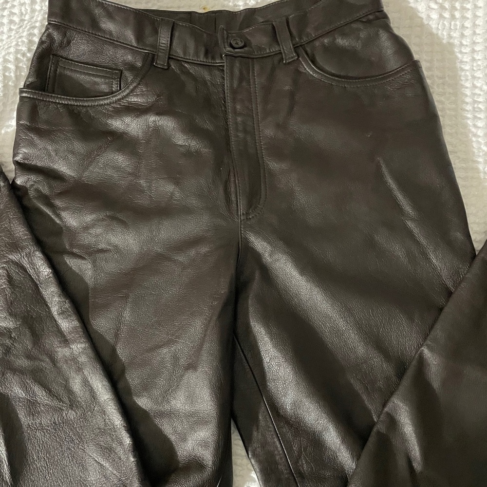 Lauren Ralph Lauren leather pants size 8